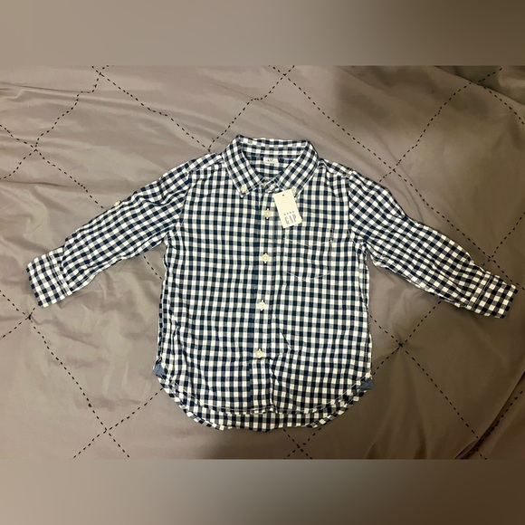 NWT Baby GAP, Checkered button down shirt, SZ 2T - Picture 5 of 5